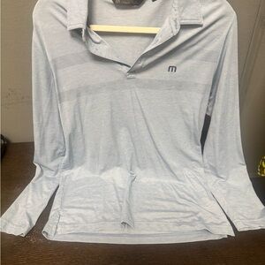 Travis Mathew Light Blue Long Sleeve Shirt